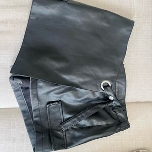 Forever 21 Leather Shorts
